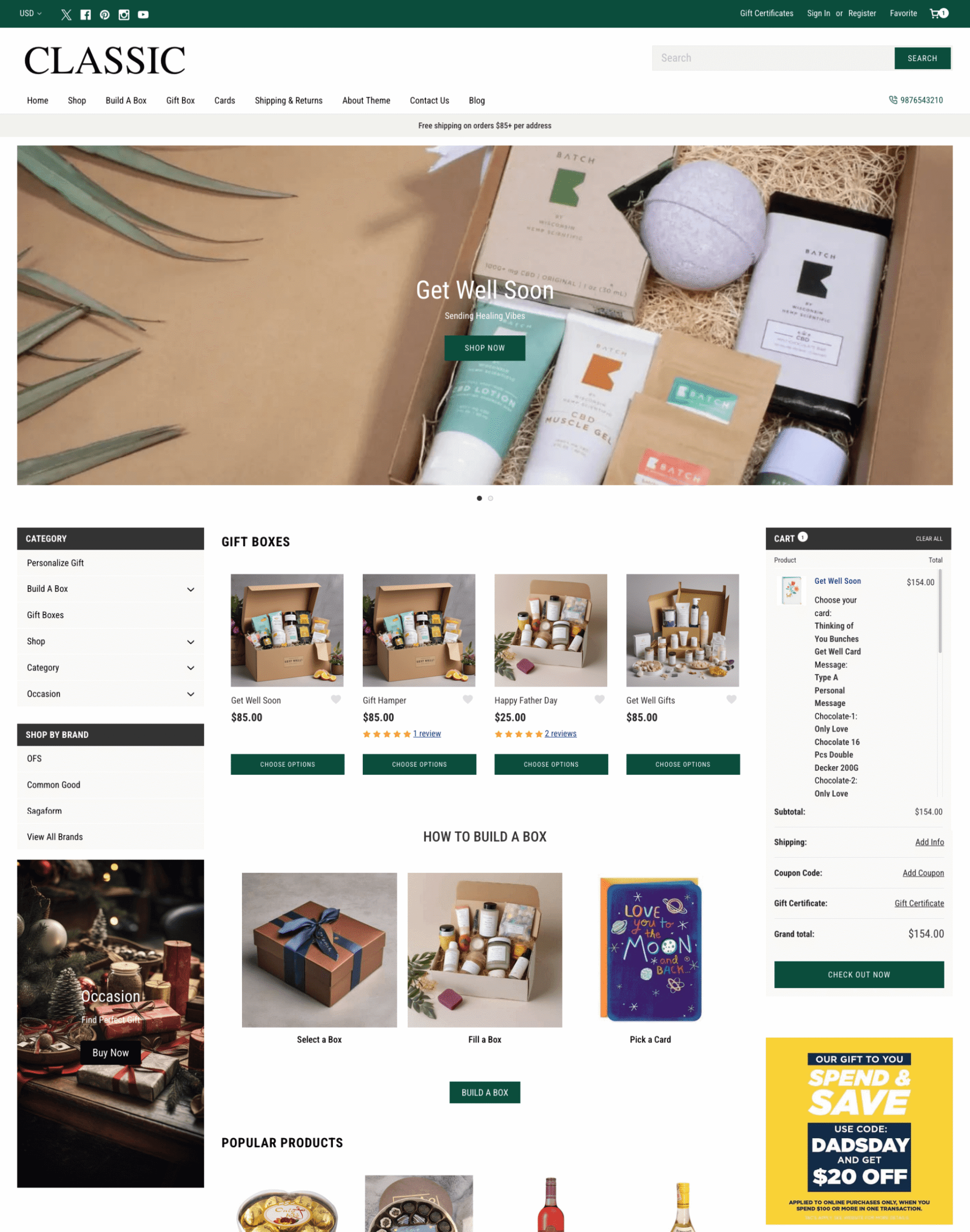 Classic bigcommerce theme