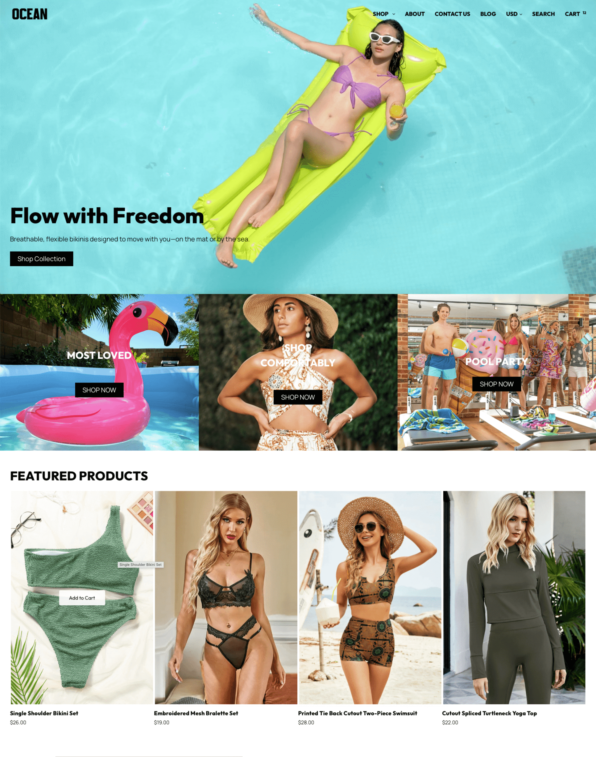 ocean bigcommerce theme